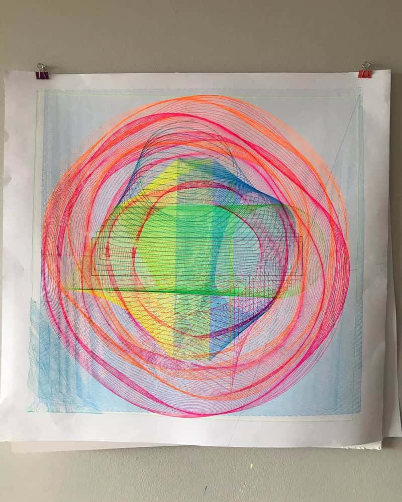 Nicole Vella's plotter artwork