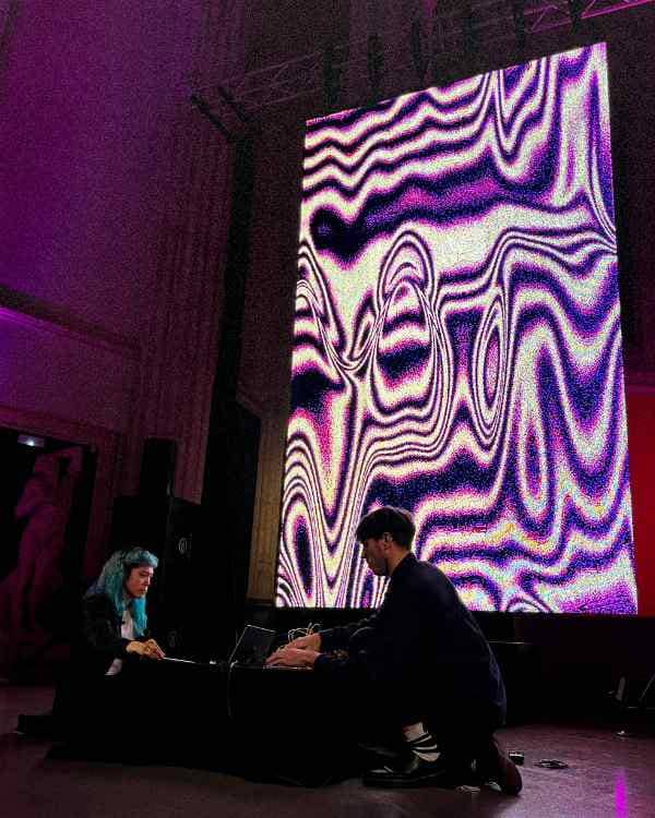 ilithya and Aaron Graham playing "Consciousness" at Museo de Reproducciones in Bilbao