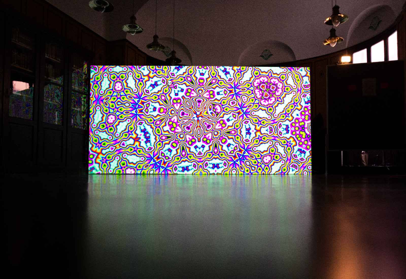 "Floral Neurons" Interactive Installation at MARKK Museum in Hamburg, Germany