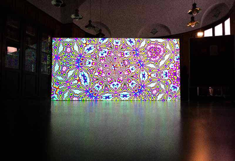 "Floral Neurons" Interactive Installation at MARKK Museum in Hamburg, Germany