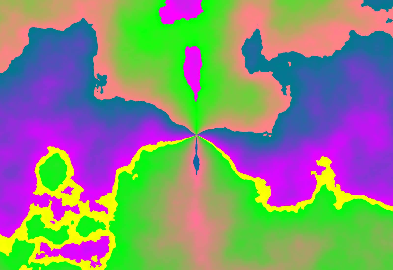 Shader artwork sample "Fragments" by ilithya