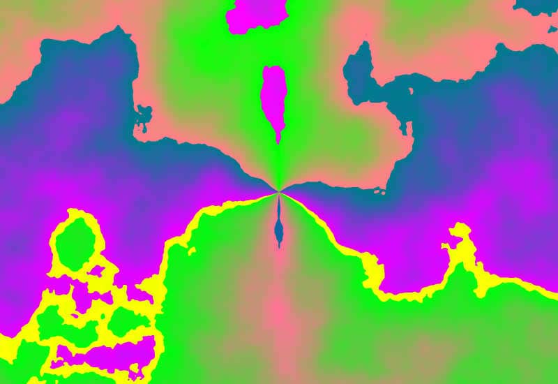 Shader artwork sample "Fragments" by ilithya
