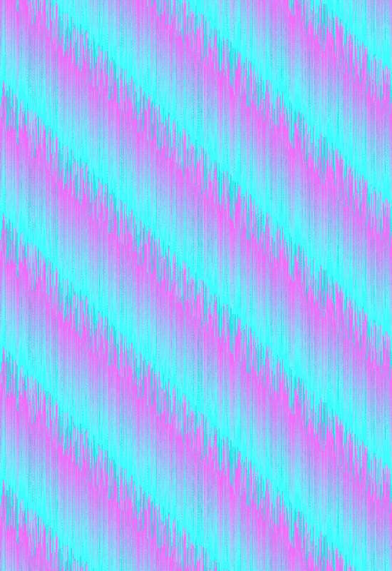 Animation of generative abstract neon sloping feathers by ilithya
