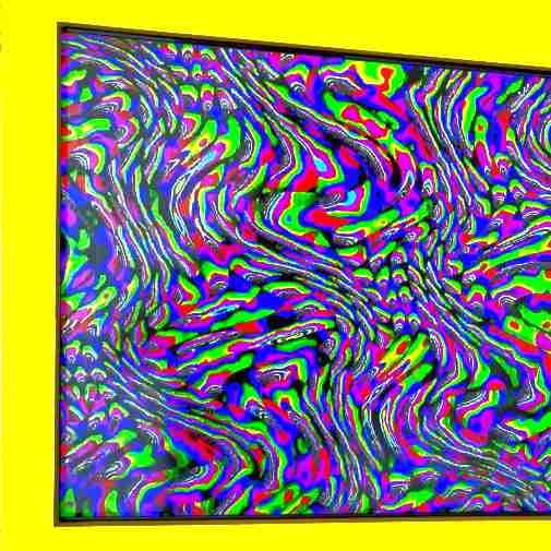 Artwork "Trip" for Electric Psychedelia Exhibit curated by Ellie Pritts x Refraction