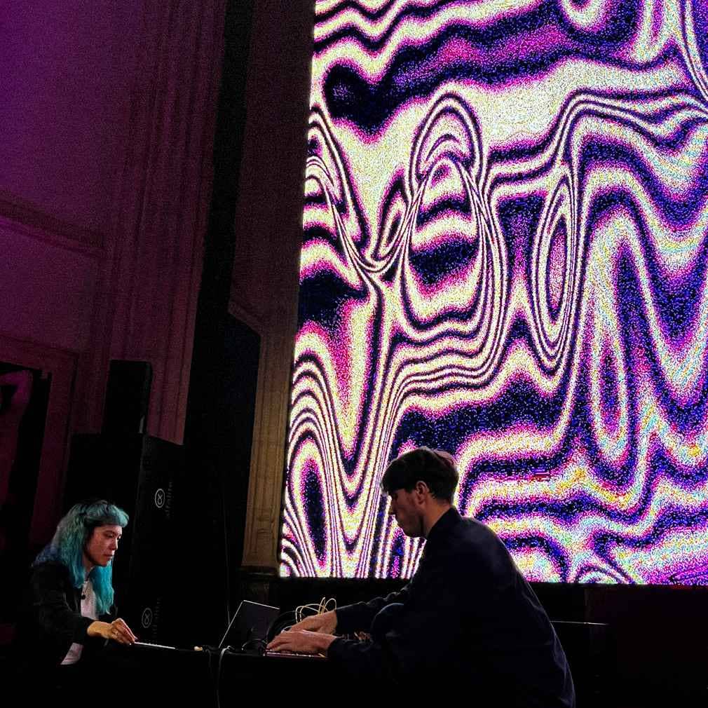 ilithya and Aaron Graham playing "Consciousness" at Museo de Reproducciones in Bilbao