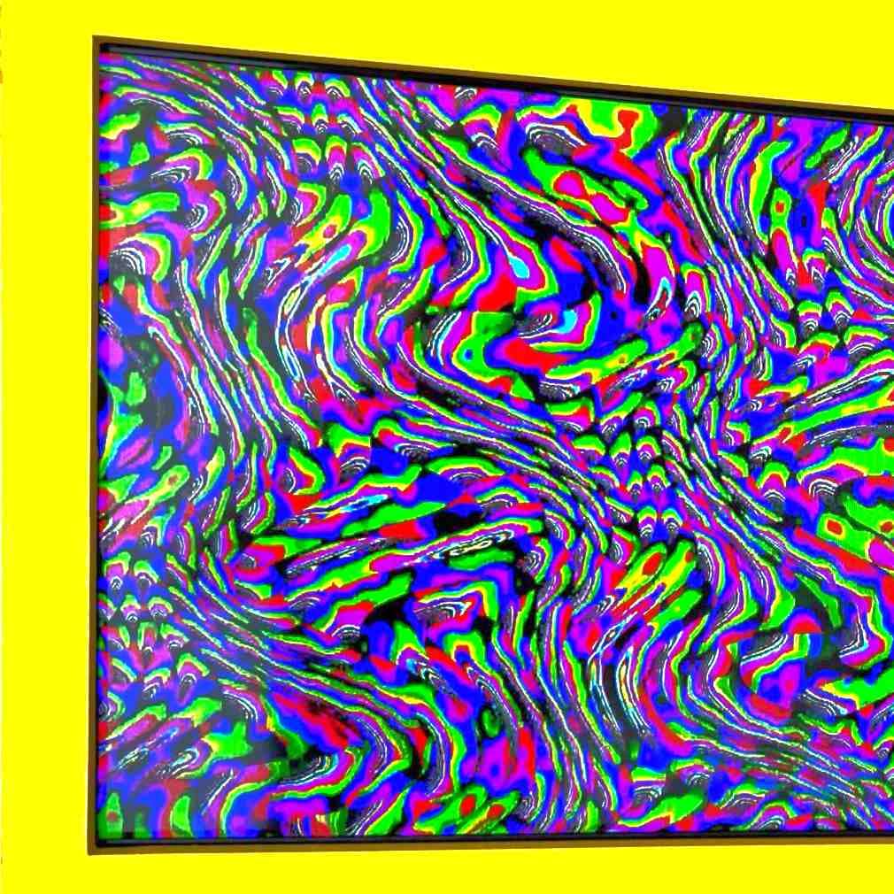 Artwork "Trip" for Electric Psychedelia Exhibit curated by Ellie Pritts x Refraction